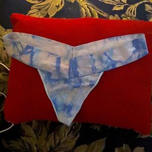 Pink Victoria’s Secret size large, extra low rise, thong multicolor